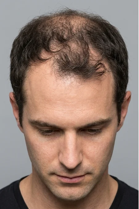 Before using Kisuva Hair Growth Serum